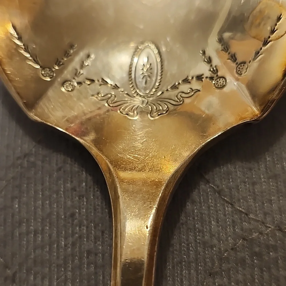 Norway Silver Community Plate Serving Spoon